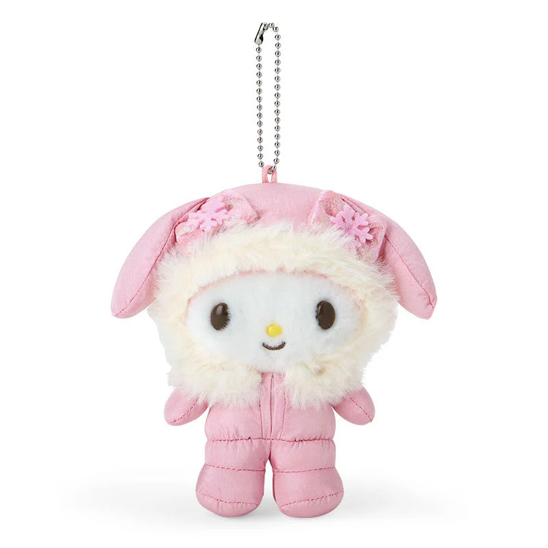 Japan Sanrio Plush Doll Keychain (Fluffy Winter)