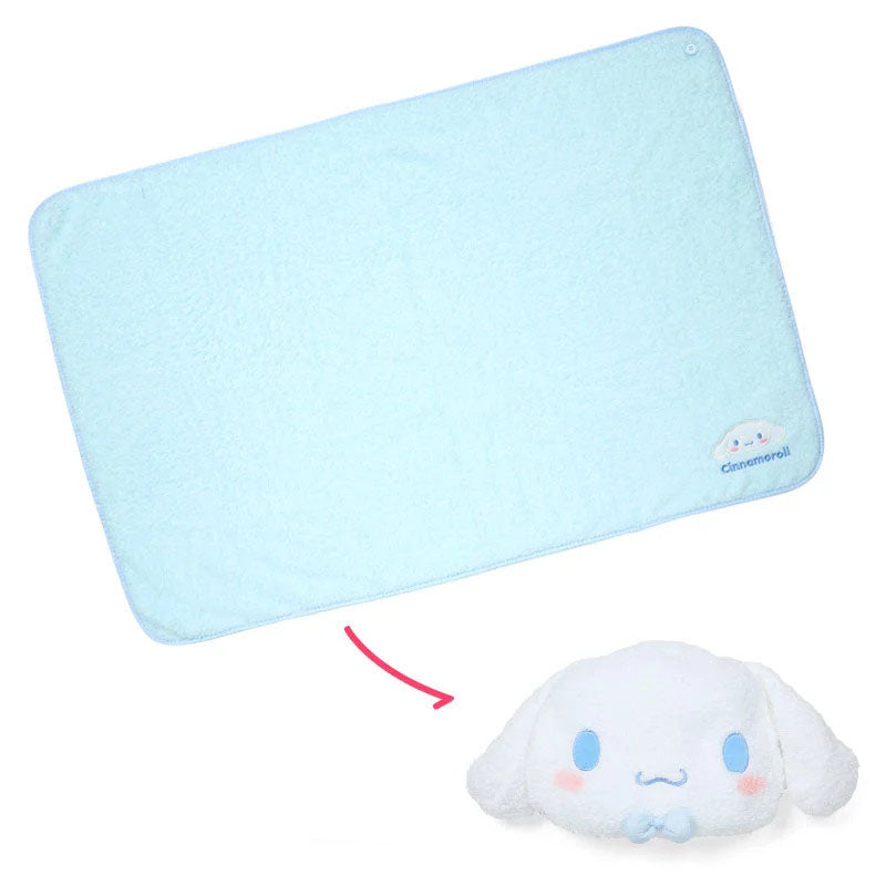 Japan Sanrio 3 Way Foldable Plush Blanket (Face)