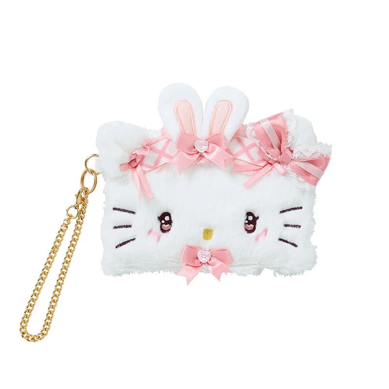 Japan Sanrio Plush Card Holder Pass Case (Dream Ribbon)