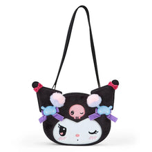 Lade das Bild in den Galerie-Viewer, Japan Sanrio Kuromi Plush Shoulder Bag (Romi Kyun Room)
