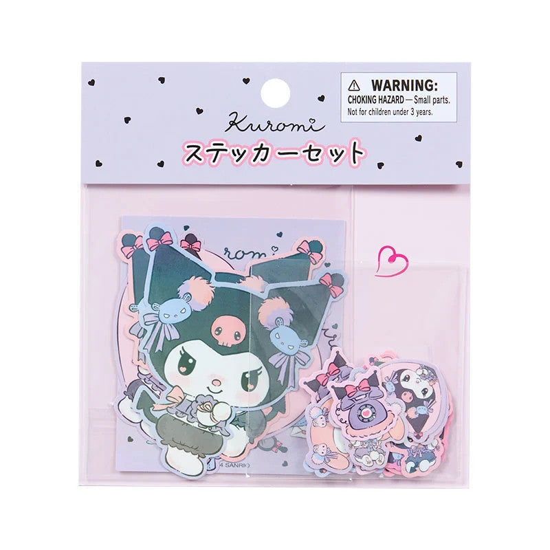 Japan Sanrio Kuromi Sticker Seal Pack (Romi Kyun Room)