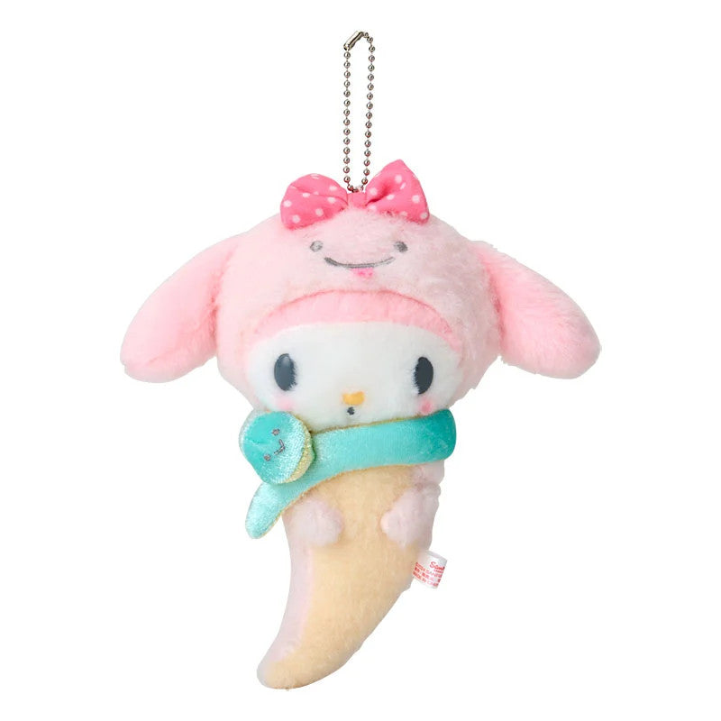 Japan Sanrio Plush Doll Keychain (Zodiac / Snake)