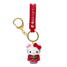 이미지를 갤러리 뷰어에 로드 , Japan Sanrio PVC Mascot Keychain (Kimono)
