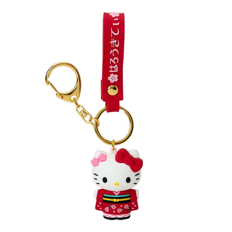 Japan Sanrio PVC Mascot Keychain (Kimono)