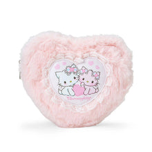 Afbeelding in Gallery-weergave laden, Japan Sanrio Charmmy Kitty Plush Pouch (Fluffy Heart)
