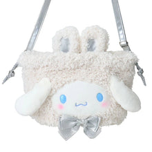 Carregar imagem no visualizador da galeria, Japan Sanrio 2 Way Plush Drawstring Shoulder Bag (Fluffy Snow Rabbit)
