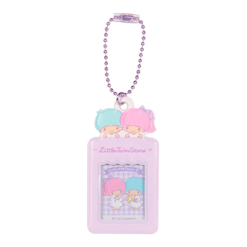 Japan Sanrio Mini Photo Card Holder Keychain Blind Box (Enjoy Idol)