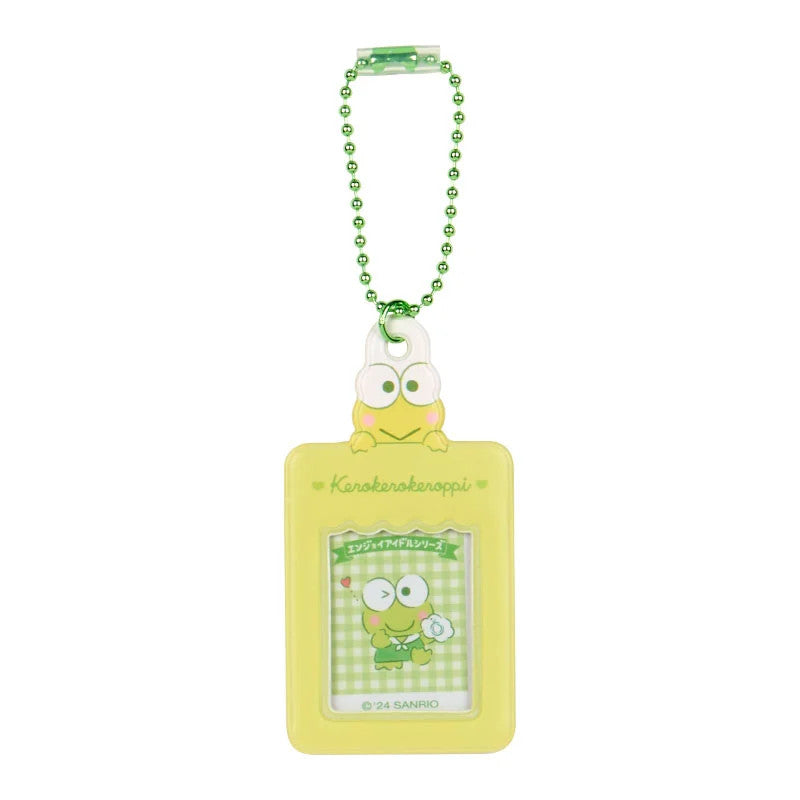 Japan Sanrio Mini Photo Card Holder Keychain Blind Box (Enjoy Idol)