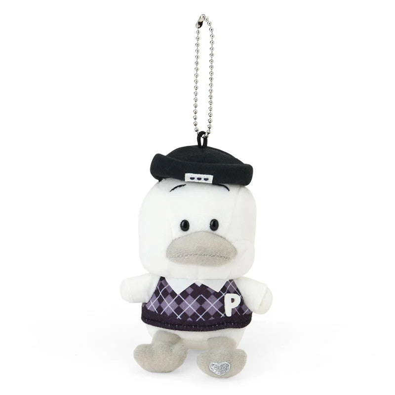 Japan Sanrio Plush Doll Keychain (Monotone)