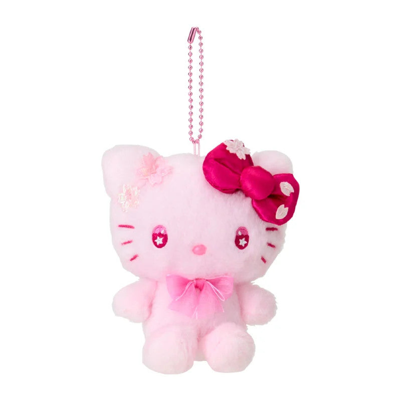 Japan Sanrio Plush Doll Keychain (Sakura)