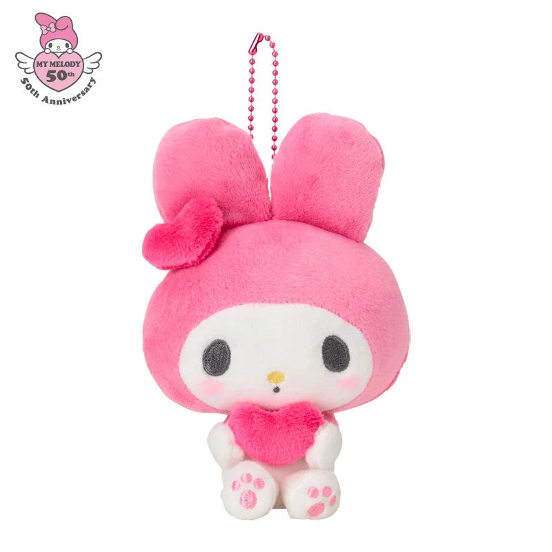 Japan Sanrio My Melody Plush Doll Keychain (Colorful)