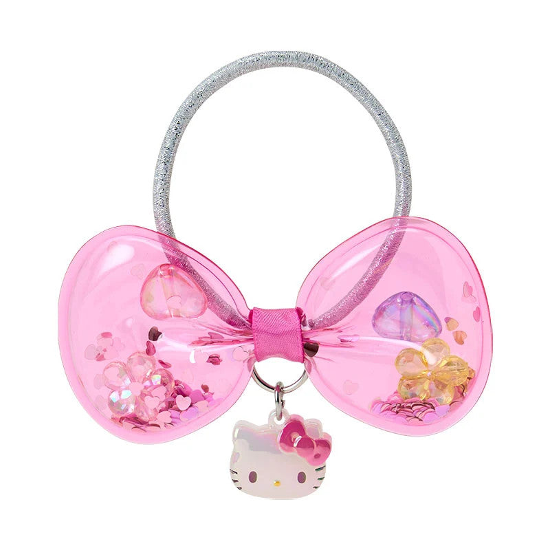 Japan Sanrio Kids Ponytail Holder Hair Tie (Clear Ribbon)