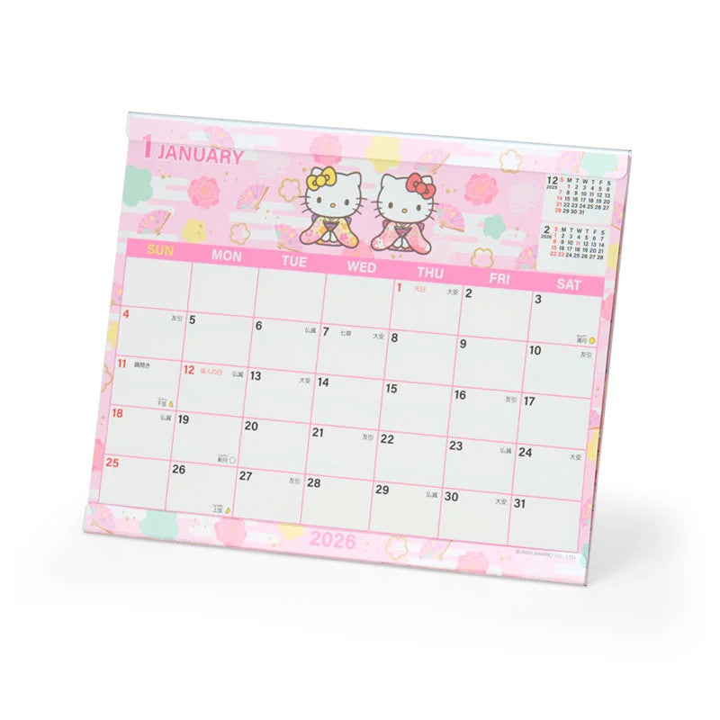 Japan Sanrio Hello Kitty 2026 Desk Calendar
