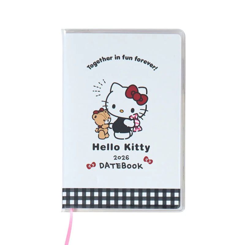 Japan Sanrio Hello Kitty 2026 Monthly Pocket Schedule Book / Planner