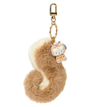Carregar imagem no visualizador da galeria, Japan Sanrio Plush Tail Mascot Keychain (Squirrel)
