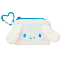 Load image into Gallery viewer, Japan Sanrio Plush Coin Purse Mini Pouch with Carabiner

