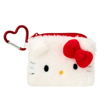 Load image into Gallery viewer, Japan Sanrio Plush Coin Purse Mini Pouch with Carabiner
