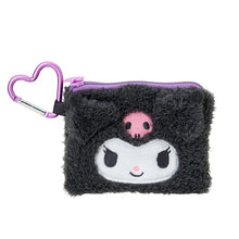 Load image into Gallery viewer, Japan Sanrio Plush Coin Purse Mini Pouch with Carabiner
