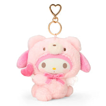 Load image into Gallery viewer, Japan Sanrio Plush Doll Keychain (Angel Bear)
