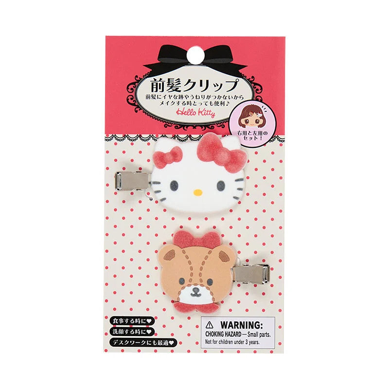 Japan Sanrio Hair Clips (Flocking Mascot)