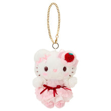 Load image into Gallery viewer, Japan Sanrio Plush Doll Keychain (Strawberry Whipped Cake)
