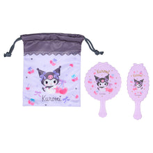 Carica l'immagine nel visualizzatore di Gallery, Japan Sanrio Mirror &amp; Hair Brush &amp; Drawstring Bag Set
