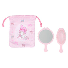 Carica l'immagine nel visualizzatore di Gallery, Japan Sanrio Mirror &amp; Hair Brush &amp; Drawstring Bag Set
