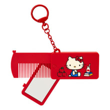 Load image into Gallery viewer, Japan Sanrio Mini Compact Mirror &amp; Comb Keychain (Everyday Goods)
