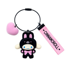 Load image into Gallery viewer, Japan Sanrio Mascot Keychain (Black Animals)
