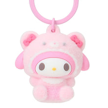 Load image into Gallery viewer, Japan Sanrio Flocking Mascot Keychain (Kuma)
