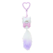 Load image into Gallery viewer, Japan Sanrio Plush Tail Keychain (Milky Cat)
