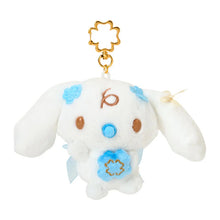 Load image into Gallery viewer, Japan Sanrio Cinnamoroll Plush Doll Keychain (Light Blue Clover)
