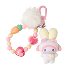 Load image into Gallery viewer, Japan Sanrio Flocking Mascot Keychain (Easter Rabbit)
