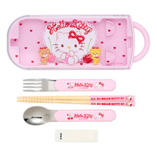 Load image into Gallery viewer, Japan Sanrio Chopsticks Fork Spoon &amp; Case
