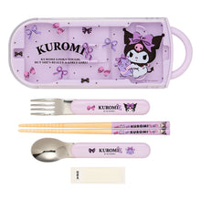 Load image into Gallery viewer, Japan Sanrio Chopsticks Fork Spoon &amp; Case
