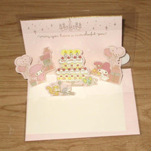 Load image into Gallery viewer, Japan Sanrio Kuromi / Hello Kitty / My Melody / Cinnamoroll Greeting Card Birthday Card
