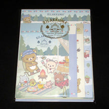 Load image into Gallery viewer, Japan San-X Rilakkuma Letter Paper &amp; Envelope Set (Camping)
