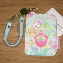 Load image into Gallery viewer, Japan San-X Sumikko Gurashi Reel Card Holder Pass Case (Flower)
