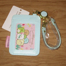 Load image into Gallery viewer, Japan San-X Sumikko Gurashi Reel Card Holder Pass Case (Flower)
