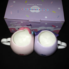 Load image into Gallery viewer, Japan Sanrio Kuromi &amp; My Melody Pair Ceramic Mug Set
