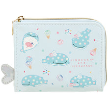 이미지를 갤러리 뷰어에 로드 , Japan San-X Jinbesan Coin Purse Card Pouch (Ice Jellyfish)
