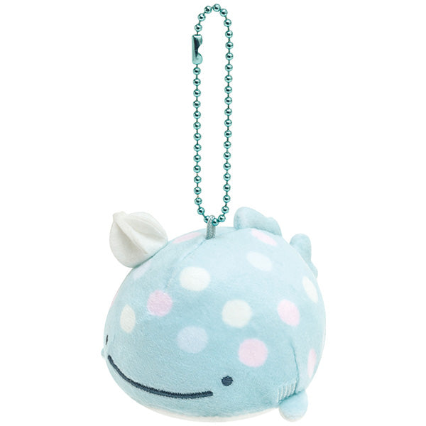 Japan San-X Jinbesan Plush Doll Keychain (Ice Jellyfish)