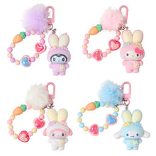 Load image into Gallery viewer, Japan Sanrio Flocking Mascot Keychain (Easter Rabbit)
