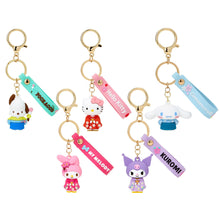 이미지를 갤러리 뷰어에 로드 , Japan Sanrio PVC Mascot Keychain (Kimono)
