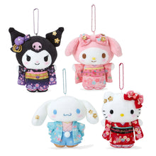 이미지를 갤러리 뷰어에 로드 , Japan Sanrio Plush Doll Keychain (Kimono)
