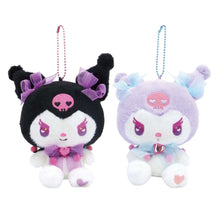 Lade das Bild in den Galerie-Viewer, Japan Sanrio Kuromi Plush Doll Keychain (Twinprism)
