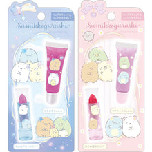 Cargar imagen en el visor de la galería, Japan San-X Sumikko Gurashi Lip Stick &amp; Lip Gloss Set
