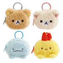 Load image into Gallery viewer, Japan San-X Rilakkuma / Sumikko Gurashi Plush Mini Pouch (Face)
