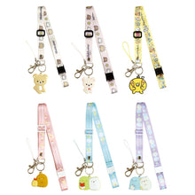 Afbeelding in Gallery-weergave laden, Japan San-X Rilakkuma / Sumikko Gurashi / Chickip Dancers Neck Mascot Lanyard Keychain Key Holder
