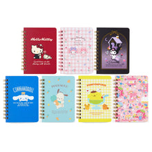 Load image into Gallery viewer, Japan Sanrio B7 Small Spiral Notebook (2024)
